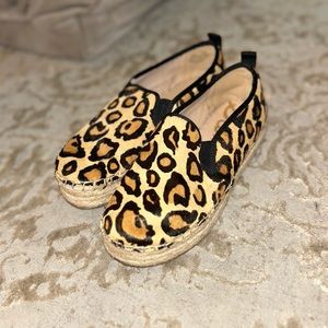 Sam Edelman Cheetah Print Slip Ons